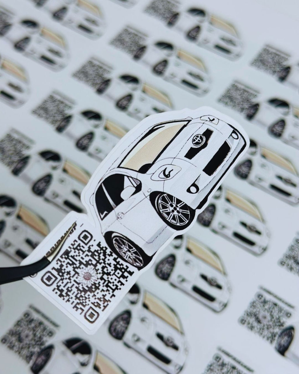 Custom QR Code Sticke