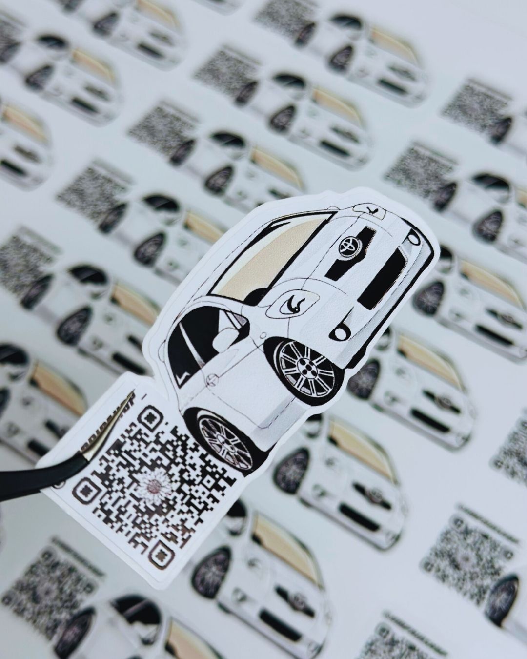 Custom QR Code Sticke