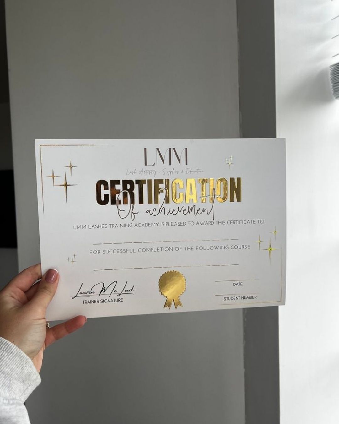 Certificados personalizados