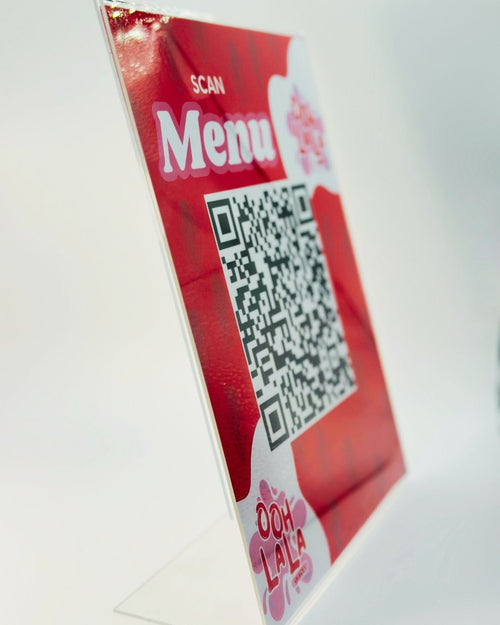 Acrylic Sign 8.5” x 11”