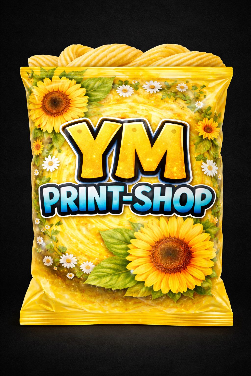 Bolsas de patatas fritas personalizada (solo bolsa personalizada)